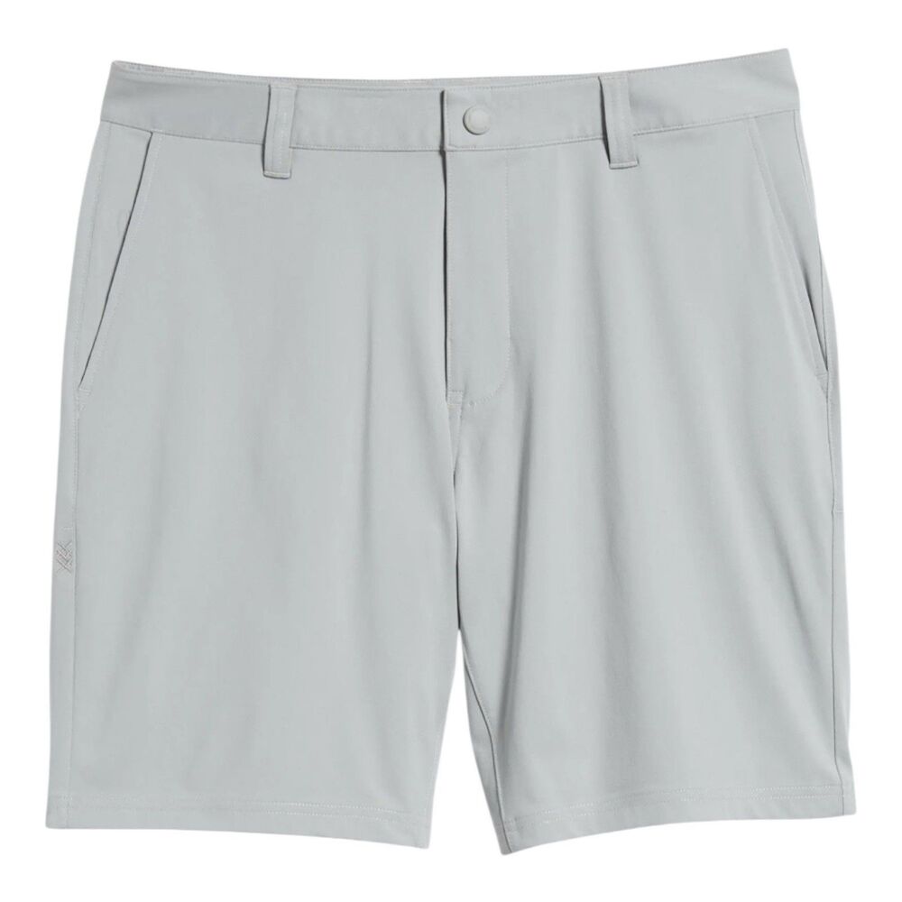Rhone Shorts Mens 31 Grey 9" Inch Commuter Dark Griffin Flex-Knit Casual Preppy